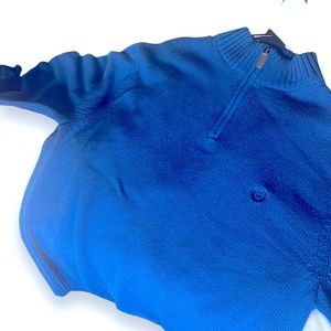 Chaps sky blue cotton sweater